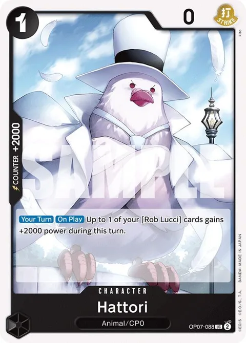 Hattori OP07-088 One Piece card from 500 Years in the Future