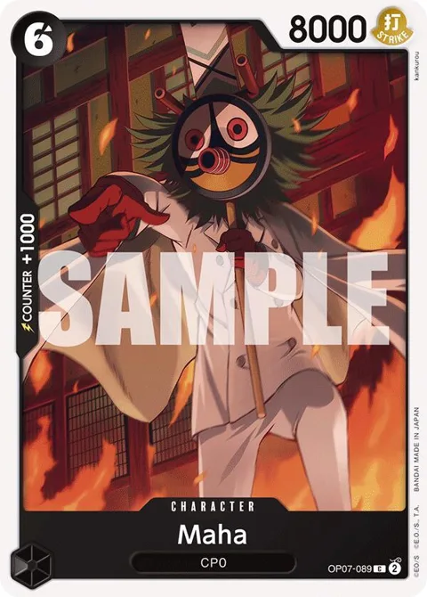 Maha OP07-089 One Piece card from 500 Years in the Future