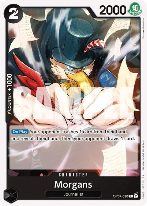 Morgans OP07-090 One Piece card from 500 Years in the Future