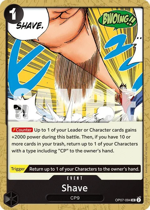 Shave OP07-094 One Piece card from 500 Years in the Future