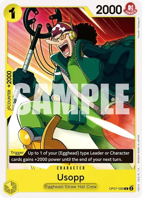 Usopp OP07-099 One Piece card from 500 Years in the Future