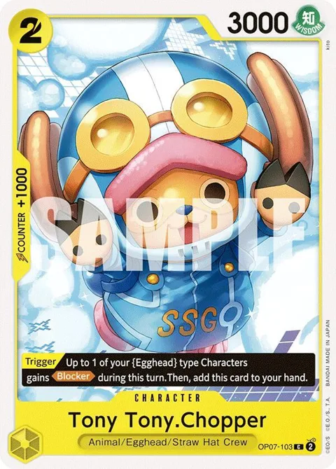 Tony Tony.Chopper OP07-103 One Piece card from 500 Years in the Future