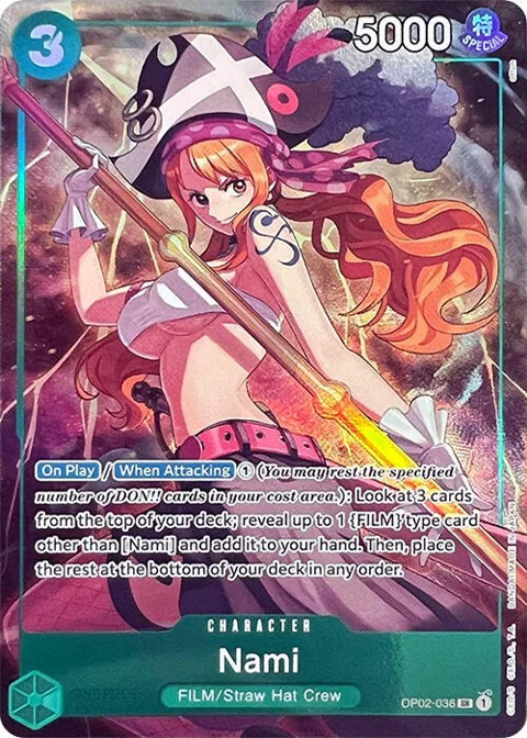 Nami Premium Card Collection -Best Selection Vol. 1- OP02-036 One Piece card from One Piece Promotion Cards