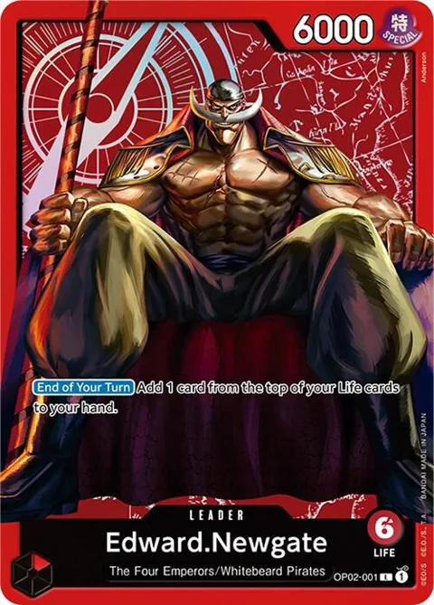 Edward.Newgate Special Goods Set -Former Four Emperors- OP02-001 One Piece card from One Piece Promotion Cards
