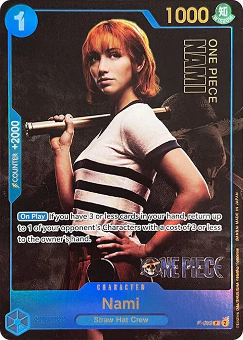 Nami Premium Card Collection -Live Action Edition- P-053 One Piece card from One Piece Promotion Cards