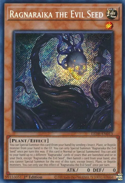 Ragnaraika the Evil Seed LEDE-EN013 Yu-Gi-Oh card from Legacy of Destruction