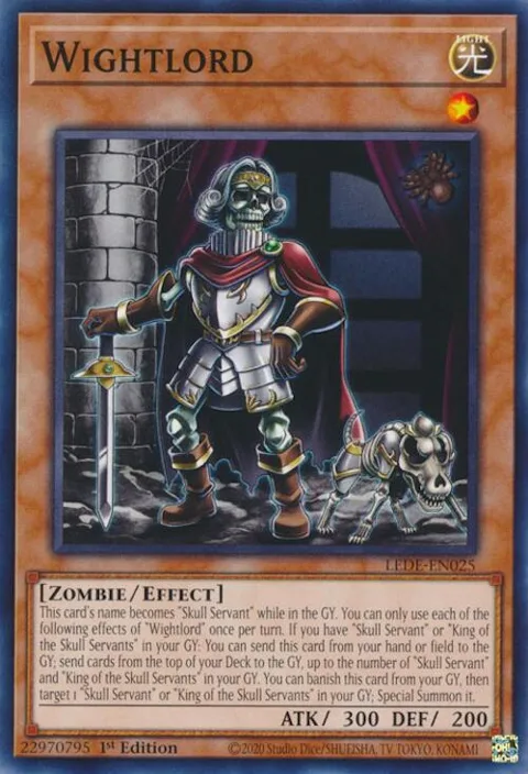 Wightlord LEDE-EN025 Yu-Gi-Oh card from Legacy of Destruction