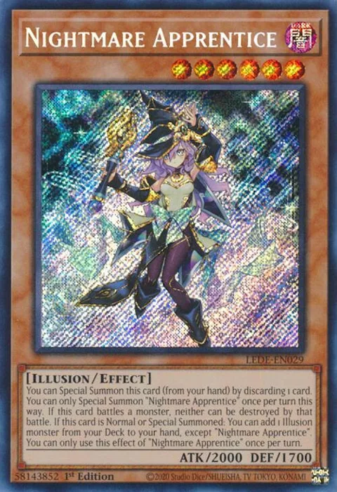 Nightmare Apprentice LEDE-EN029 Yu-Gi-Oh card from Legacy of Destruction