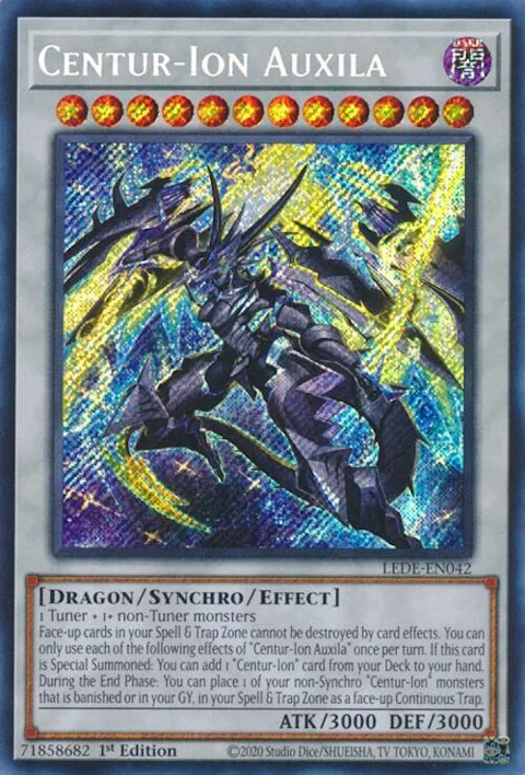 Centur-Ion Auxila LEDE-EN042 Yu-Gi-Oh card from Legacy of Destruction