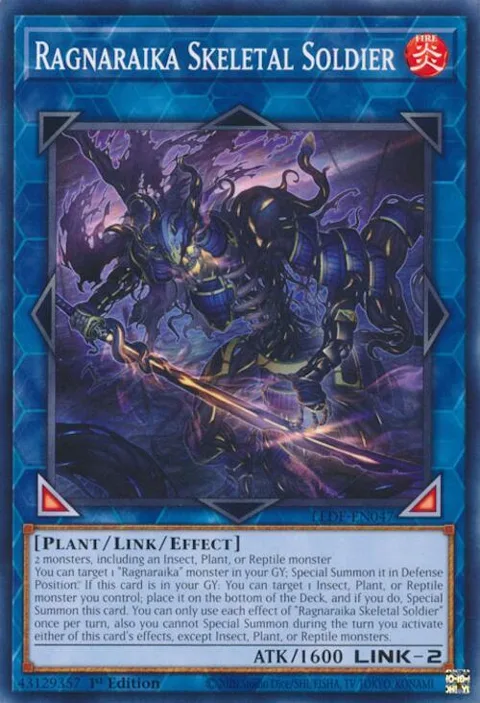 Ragnaraika Skeletal Soldier LEDE-EN047 Yu-Gi-Oh card from Legacy of Destruction