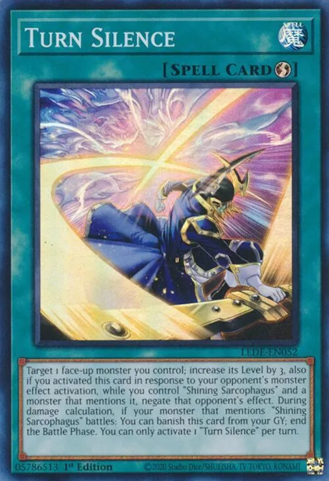 Turn Silence LEDE-EN052 Yu-Gi-Oh card from Legacy of Destruction