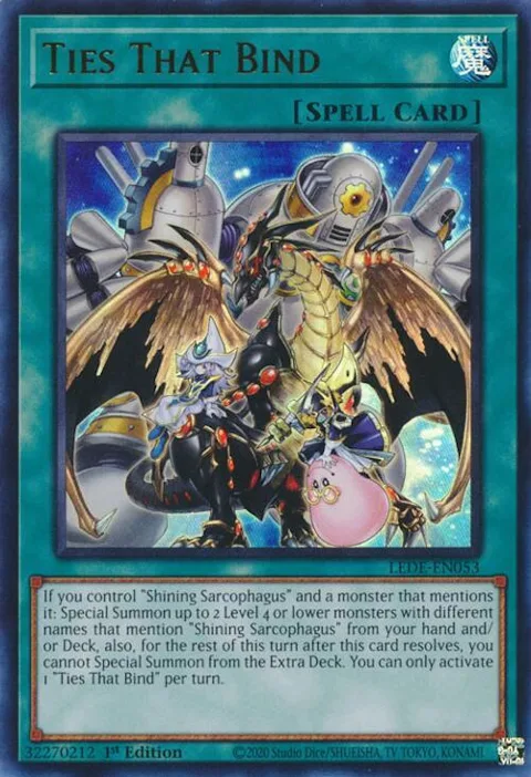 Ties That Bind LEDE-EN053 Yu-Gi-Oh card from Legacy of Destruction