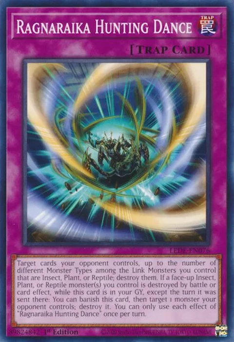 Ragnaraika Hunting Dance LEDE-EN076 Yu-Gi-Oh card from Legacy of Destruction