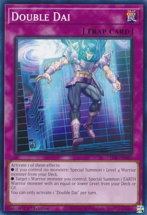 Double Dai LEDE-EN083 Yu-Gi-Oh card from Legacy of Destruction