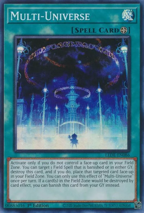 Multi-Universe LEDE-EN086 Yu-Gi-Oh card from Legacy of Destruction
