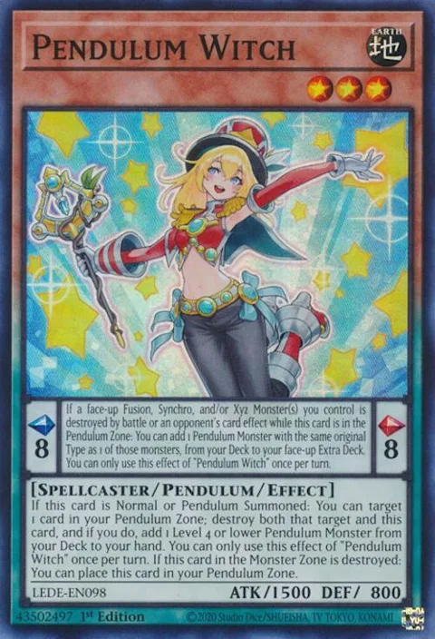 Pendulum Witch LEDE-EN098 Yu-Gi-Oh card from Legacy of Destruction