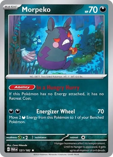 Morpeko #121/182 Pokémon card from Deck Exclusives