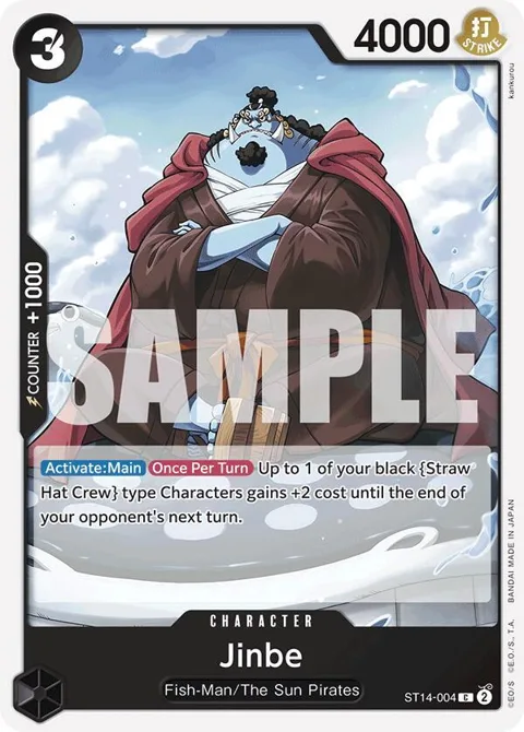 Jinbe ST14-004 One Piece card from Starter Deck 14: 3D2Y