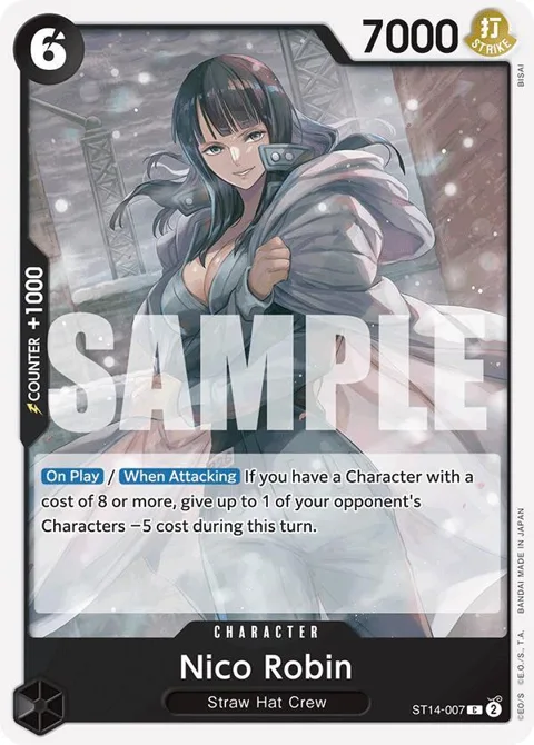 Nico Robin ST14-007 One Piece card from Starter Deck 14: 3D2Y
