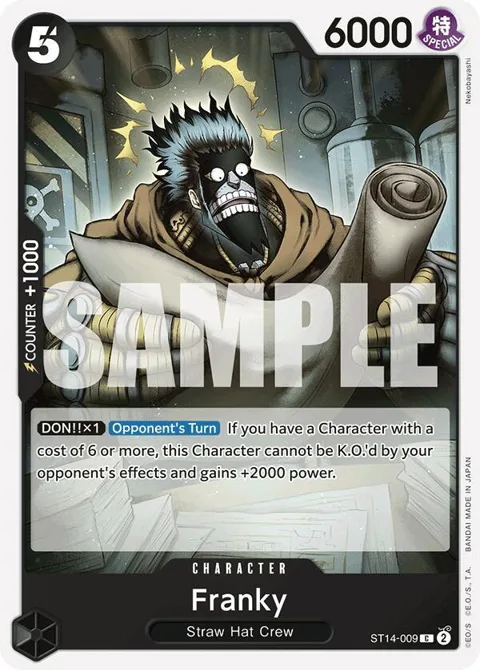Franky ST14-009 One Piece card from Starter Deck 14: 3D2Y