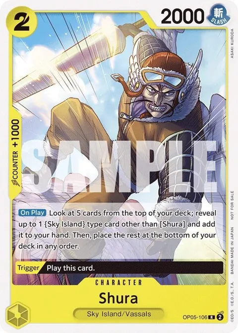 Shura Tournament Pack Vol. 7 OP05-106 One Piece card from One Piece Promotion Cards