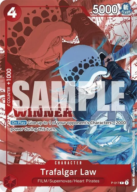 Trafalgar Law Winner Pack Vol. 7 P-017 One Piece card from One Piece Promotion Cards