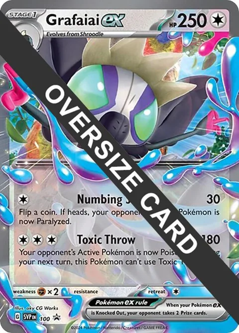 Grafaiai ex - 100 SV: Scarlet & Violet Promo Cards #100 Holofoil Pokémon card from Jumbo Cards