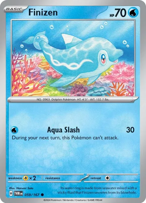 Finizen #059/167 Pokémon card from Twilight Masquerade