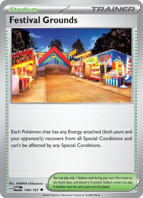 Festival Grounds #149/167 Pokémon card from Twilight Masquerade