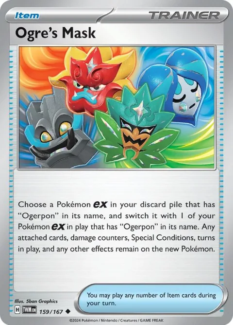 Ogre's Mask #159/167 Pokémon card from Twilight Masquerade