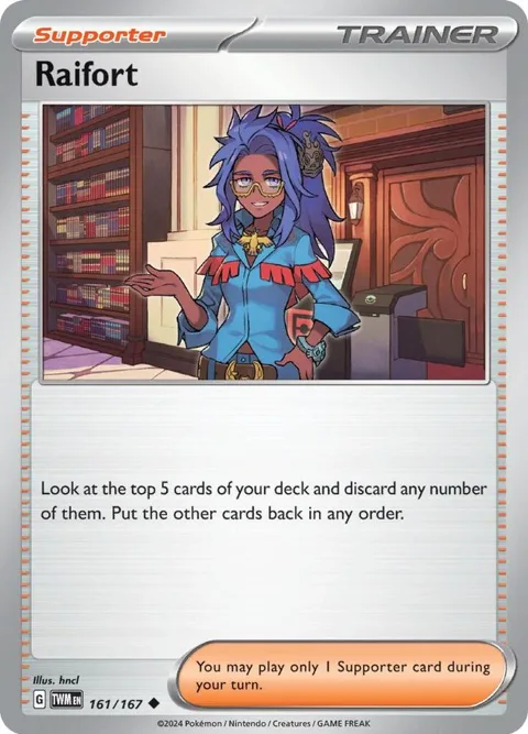 Raifort #161/167 Pokémon card from Twilight Masquerade