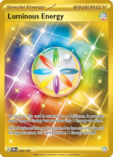 Luminous Energy #226/167 Holofoil Pokémon card from Twilight Masquerade