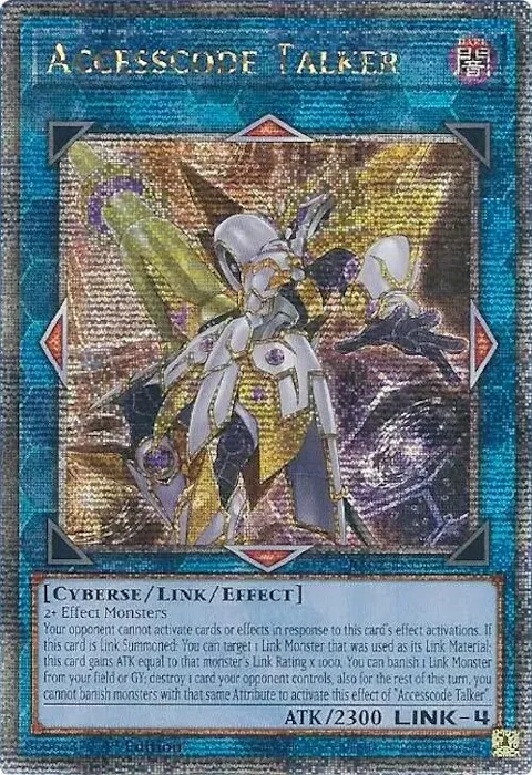 Accesscode Talker Quarter Century Secret Rare RA02-EN044 Yu-Gi-Oh card from 25th Anniversary Rarity Collection II