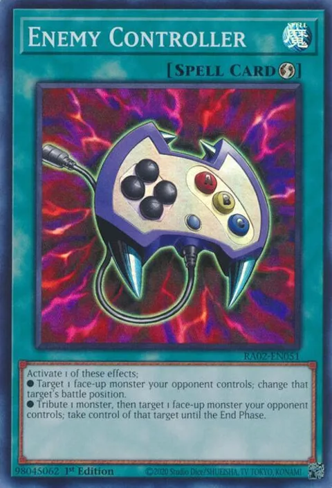 Enemy Controller RA02-EN051 Yu-Gi-Oh card from 25th Anniversary Rarity Collection II