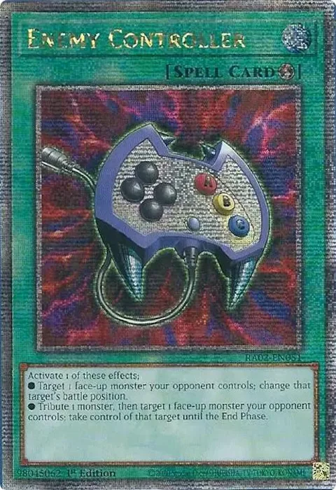 Enemy Controller Quarter Century Secret Rare RA02-EN051 Yu-Gi-Oh card from 25th Anniversary Rarity Collection II