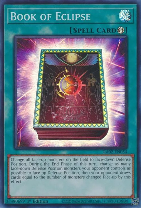 Book of Eclipse RA02-EN054 Yu-Gi-Oh card from 25th Anniversary Rarity Collection II