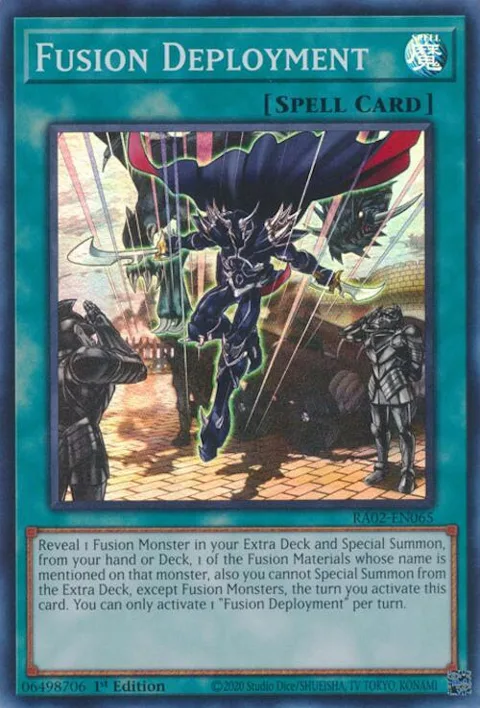 Fusion Deployment RA02-EN065 Yu-Gi-Oh card from 25th Anniversary Rarity Collection II