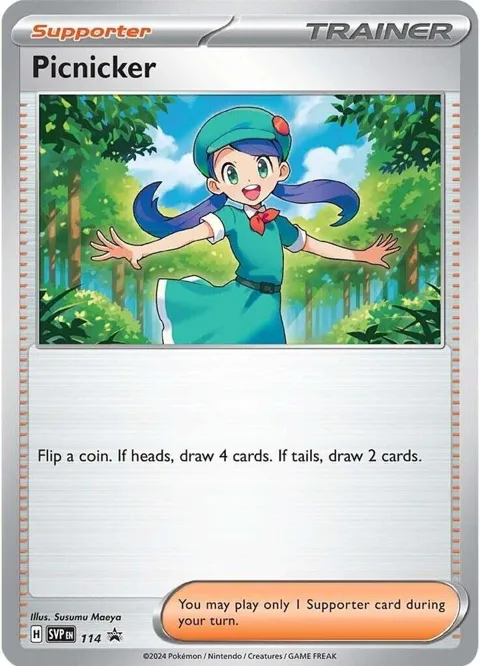 Picnicker #114 Pokémon card from Scarlet & Violet Promo Cards