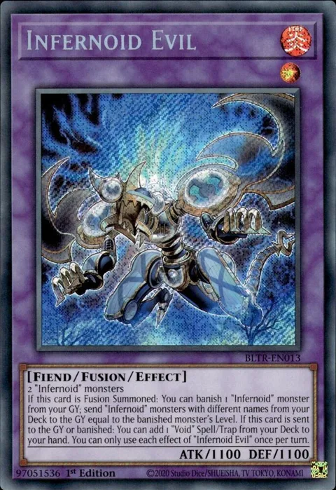 Infernoid Evil BLTR-EN013 Yu-Gi-Oh card from Battles of Legend: Terminal Revenge