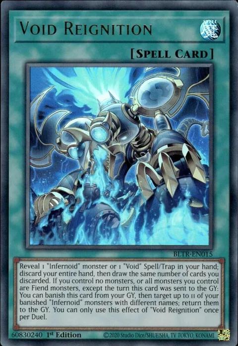 Void Reignition BLTR-EN015 Yu-Gi-Oh card from Battles of Legend: Terminal Revenge