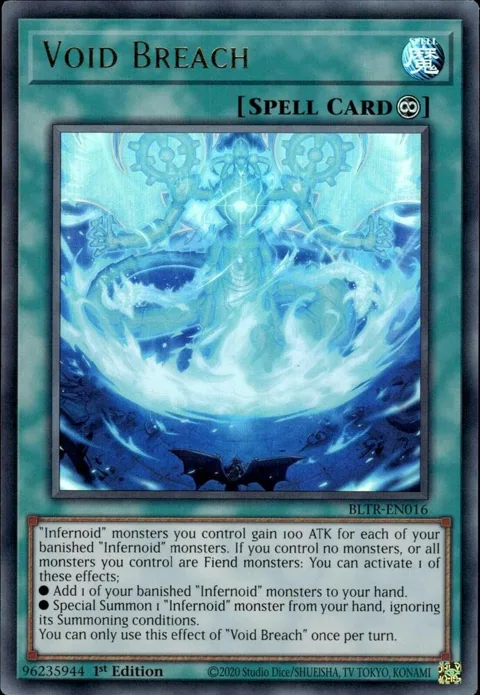 Void Breach BLTR-EN016 Yu-Gi-Oh card from Battles of Legend: Terminal Revenge