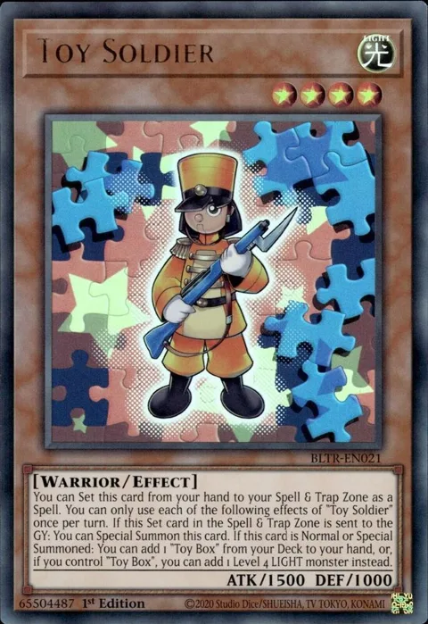 Toy Soldier BLTR-EN021 Yu-Gi-Oh card from Battles of Legend: Terminal Revenge
