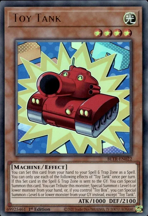 Toy Tank BLTR-EN022 Yu-Gi-Oh card from Battles of Legend: Terminal Revenge