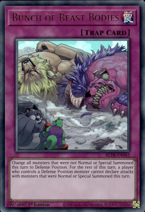 Bunch of Beast Bodies BLTR-EN042 Yu-Gi-Oh card from Battles of Legend: Terminal Revenge