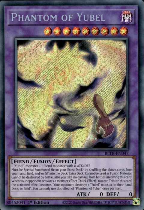 Phantom of Yubel BLTR-EN047 Yu-Gi-Oh card from Battles of Legend: Terminal Revenge