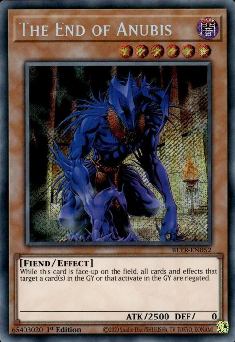 The End of Anubis BLTR-EN052 Yu-Gi-Oh card from Battles of Legend: Terminal Revenge
