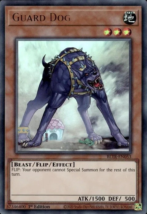 Guard Dog BLTR-EN053 Yu-Gi-Oh card from Battles of Legend: Terminal Revenge