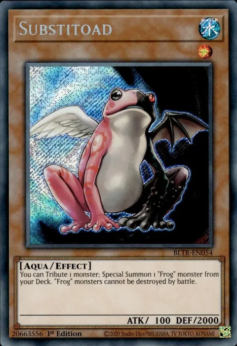 Substitoad BLTR-EN054 Yu-Gi-Oh card from Battles of Legend: Terminal Revenge