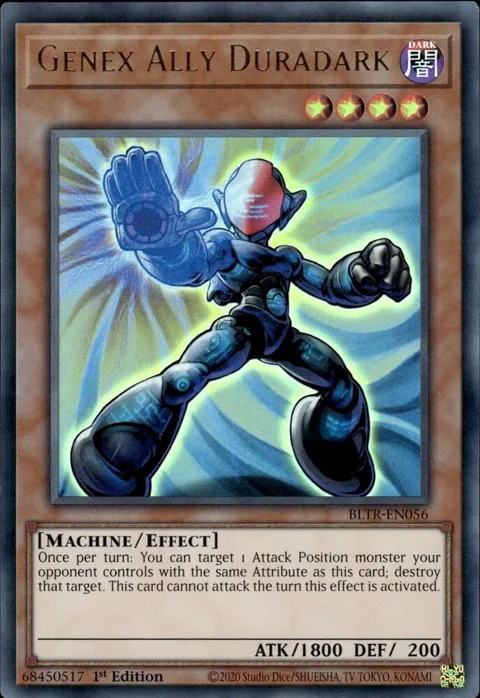 Genex Ally Duradark BLTR-EN056 Yu-Gi-Oh card from Battles of Legend: Terminal Revenge