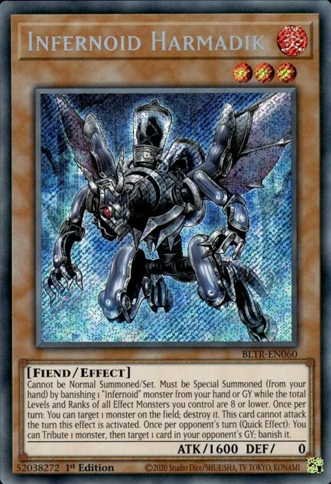 Infernoid Harmadik BLTR-EN060 Yu-Gi-Oh card from Battles of Legend: Terminal Revenge